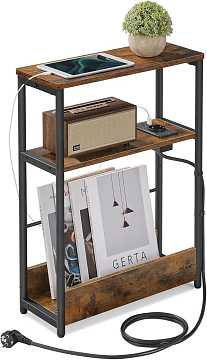 Přístavný stolek se zásuvkou a USB