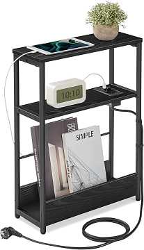 Přístavný stolek se zásuvkou a USB