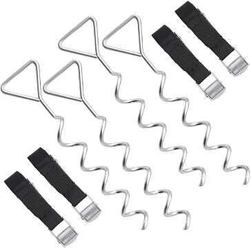 Zemní kotvy k trampolíně